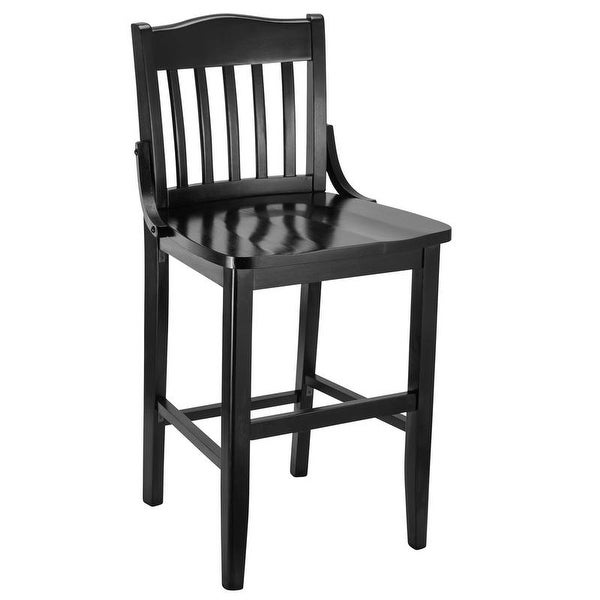School House Solid Wood Counter Stool