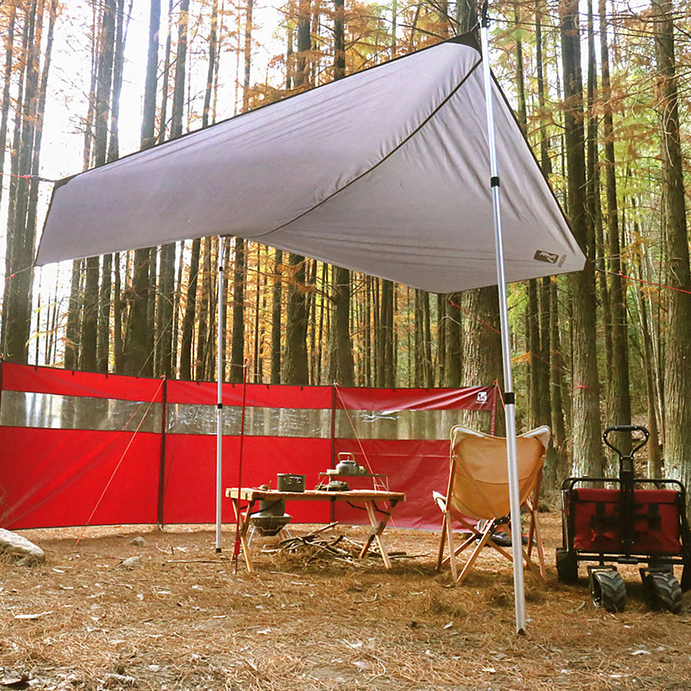 Meterk Waterproof Camping Tarp Thicken Picnic Mat Durable Beach Pad Hexagonal Tent Mat Multifunctional Tent Footprint Sun Canopy Ground Sheet for Hiking Traveling Backpacking