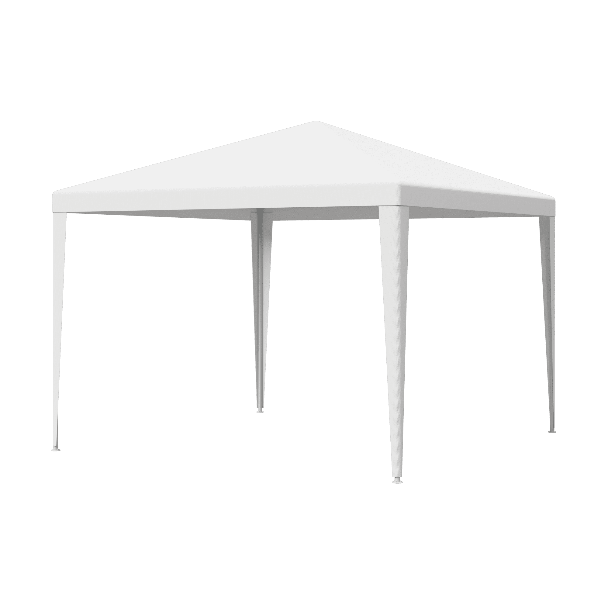 ZENSTYLE Patio Wedding Party Tent Set White Waterproof Canopy - 10 x 10'