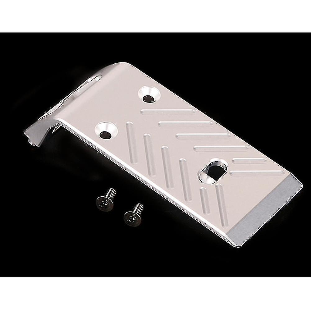 Compatible Withcompatible Withmetal Front Guard Plate For 1/5 Hpi Rofun Baha Km Baja Rc Car，silver