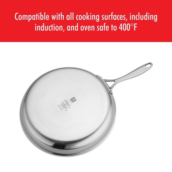 ZWILLING Clad CFX Stainless Steel Ceramic Nonstick Fry Pan