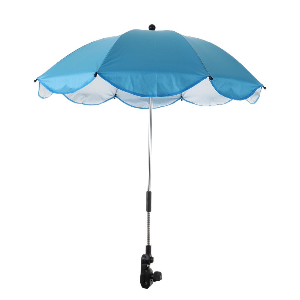 Water Beach Shelter Sunshade Umbrella Travel Outdoor Hiking Canopy Parasol Sky Blue