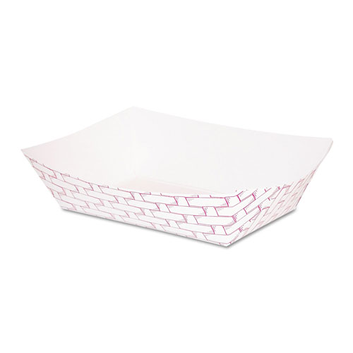 Boardwalk Paper Food Baskets | 1 lb Capacity， Red