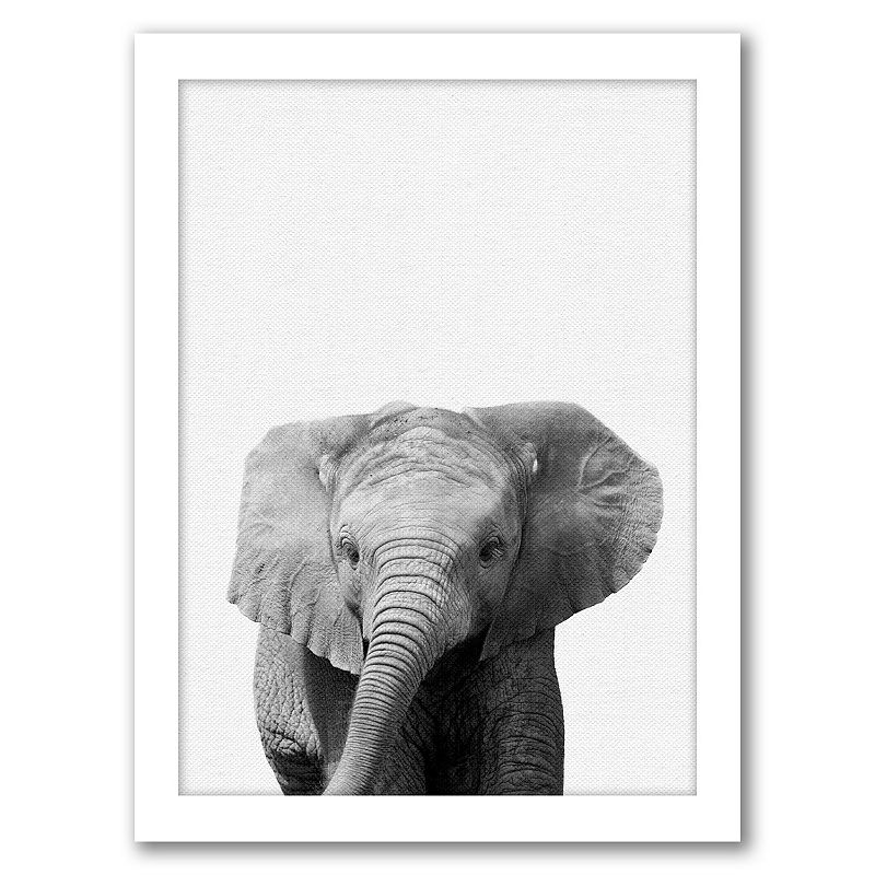 Americanflat Elephant Framed Art Print