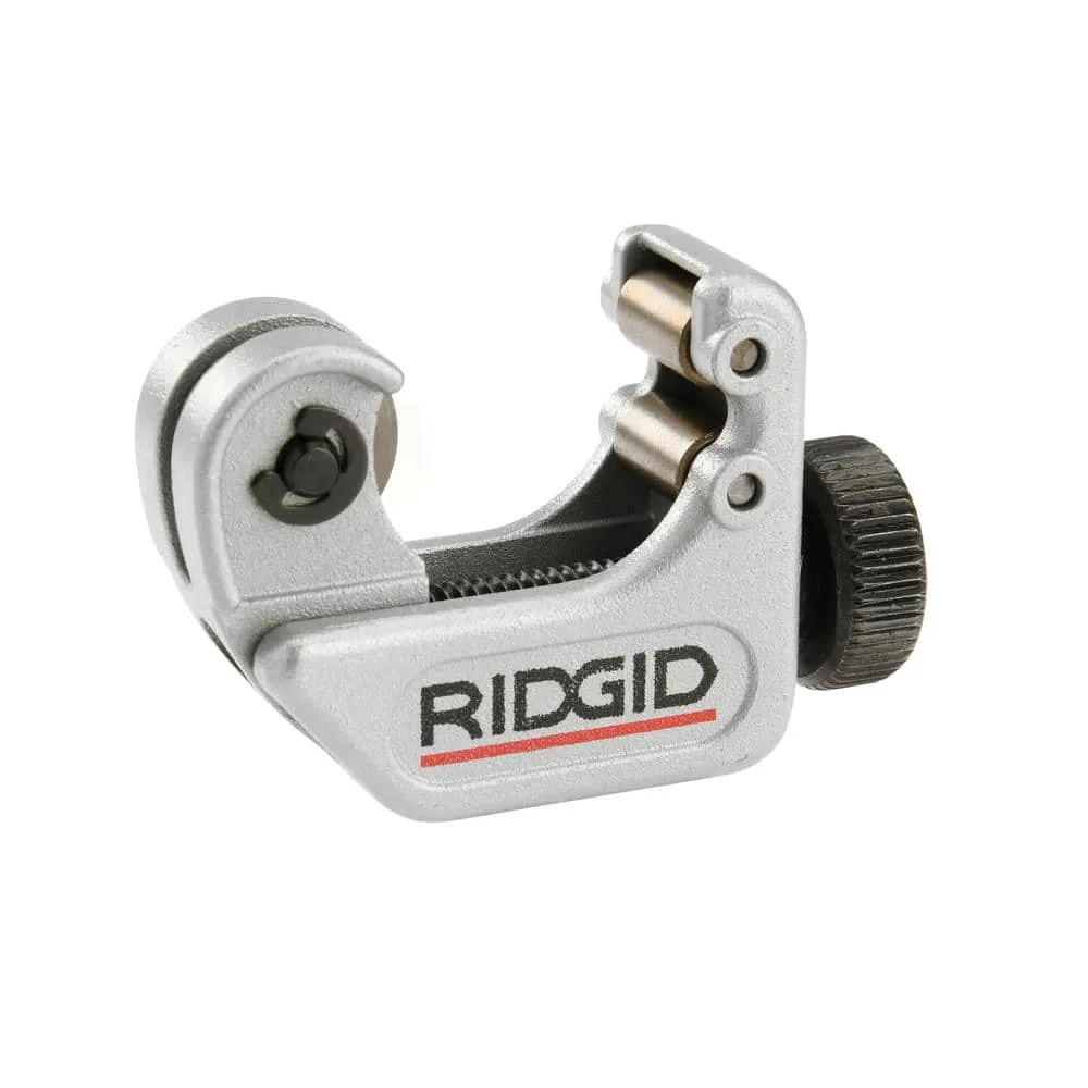 RIDGID 3/16 in. to 15/16 in. 104 Close Quarters Copper, Aluminum, Brass, and Plastic Tubing Cutter, Multi-Use Tubing Tool 32985