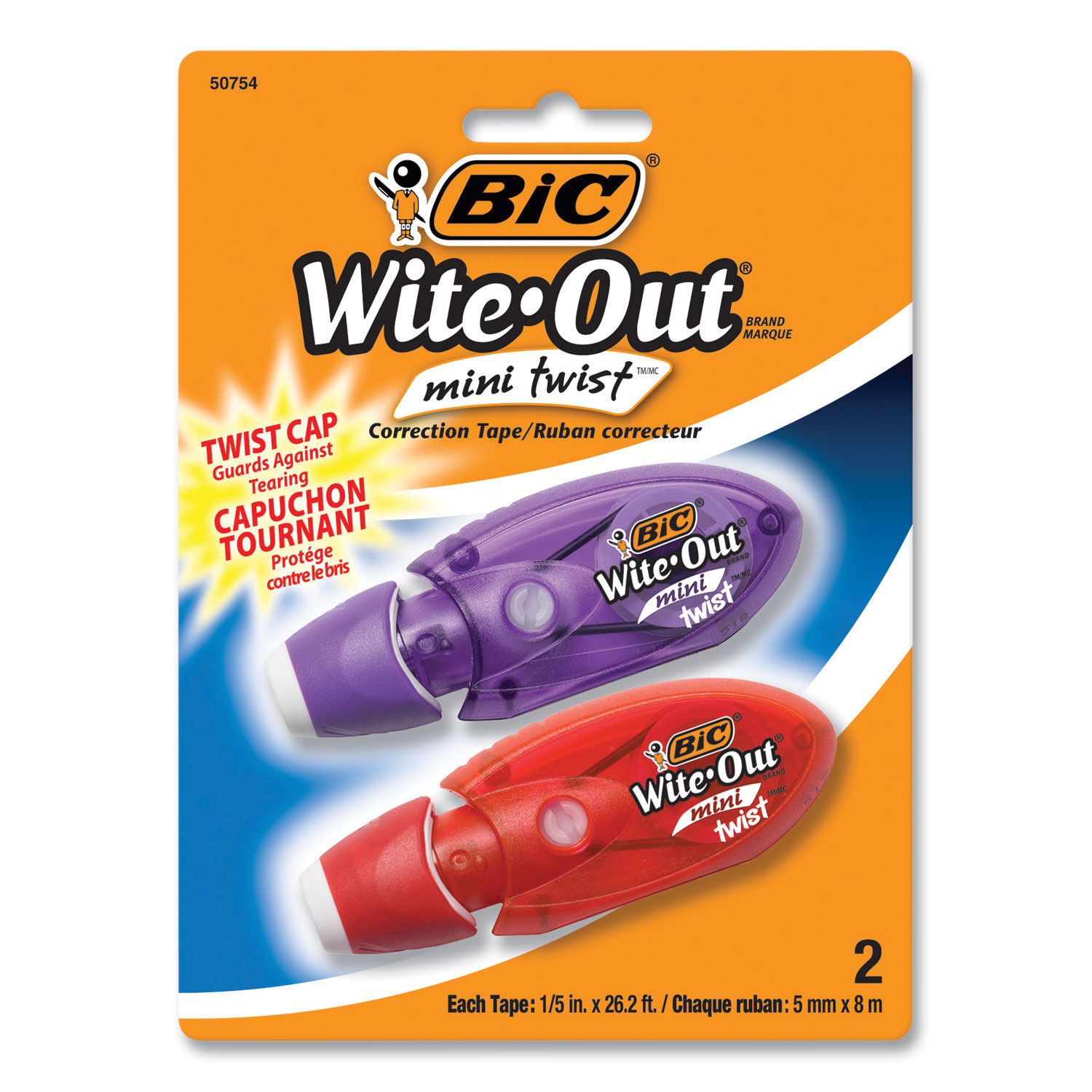 Wite-Out Mini Twist Correction Tape by BICandreg; BICWOMTP21