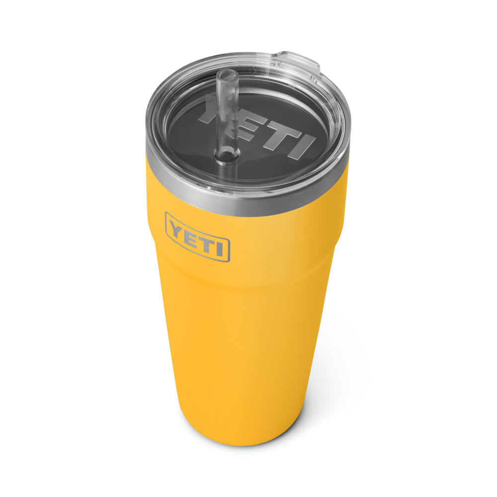 Yeti Rambler 26oz Stackable Cup with Straw Lid Alpine Yellow
