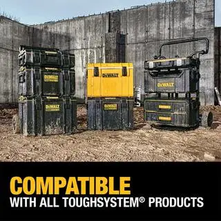 DEWALT TOUGHSYSTEM 2.0 Small Tool Box TOUGHSYSTEM 2.0 22 in. Large Tool Box and TOUGHSYSTEM 2.0 24 in. Mobile Tool Box DWST08165W00450