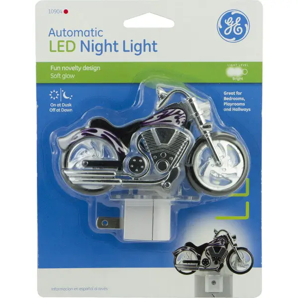 GE Automatic Motorcycle LED Night Light