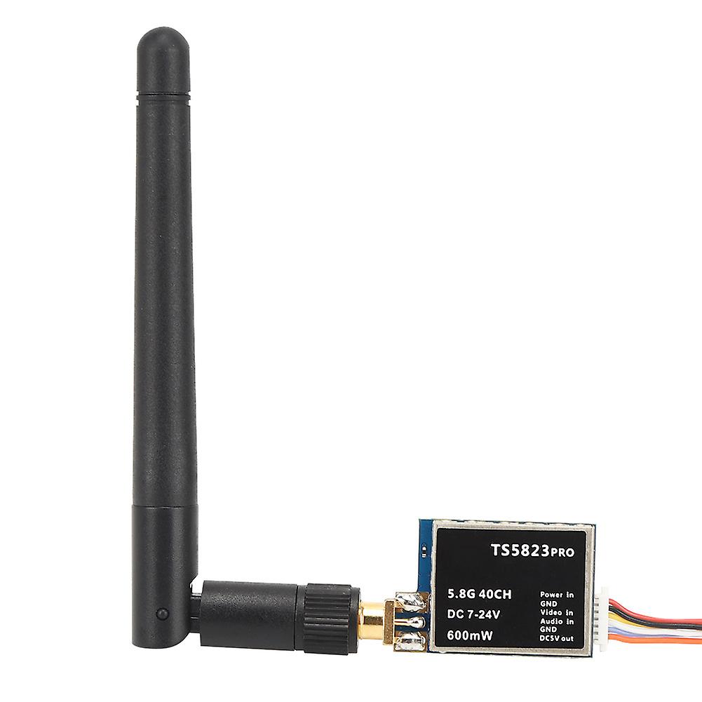 5.8g 40ch 600mw Mini Fpv Image Transmission Transmitter Antenna Kit Rp-sma Jack For Fpv Drone