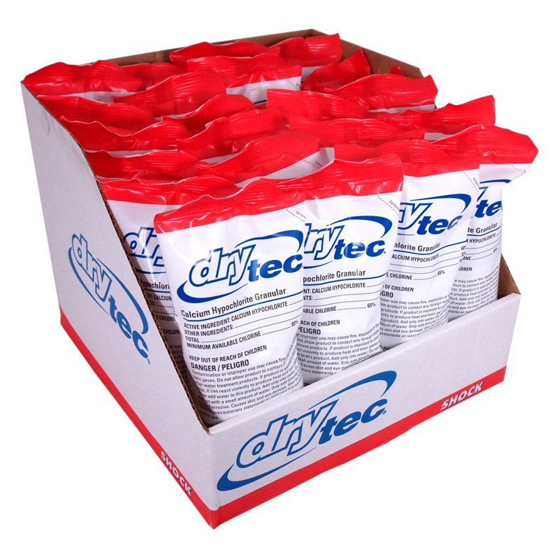 Dry Tec Calcium Hypochlorite Chlorinating Shock - 24 Pack