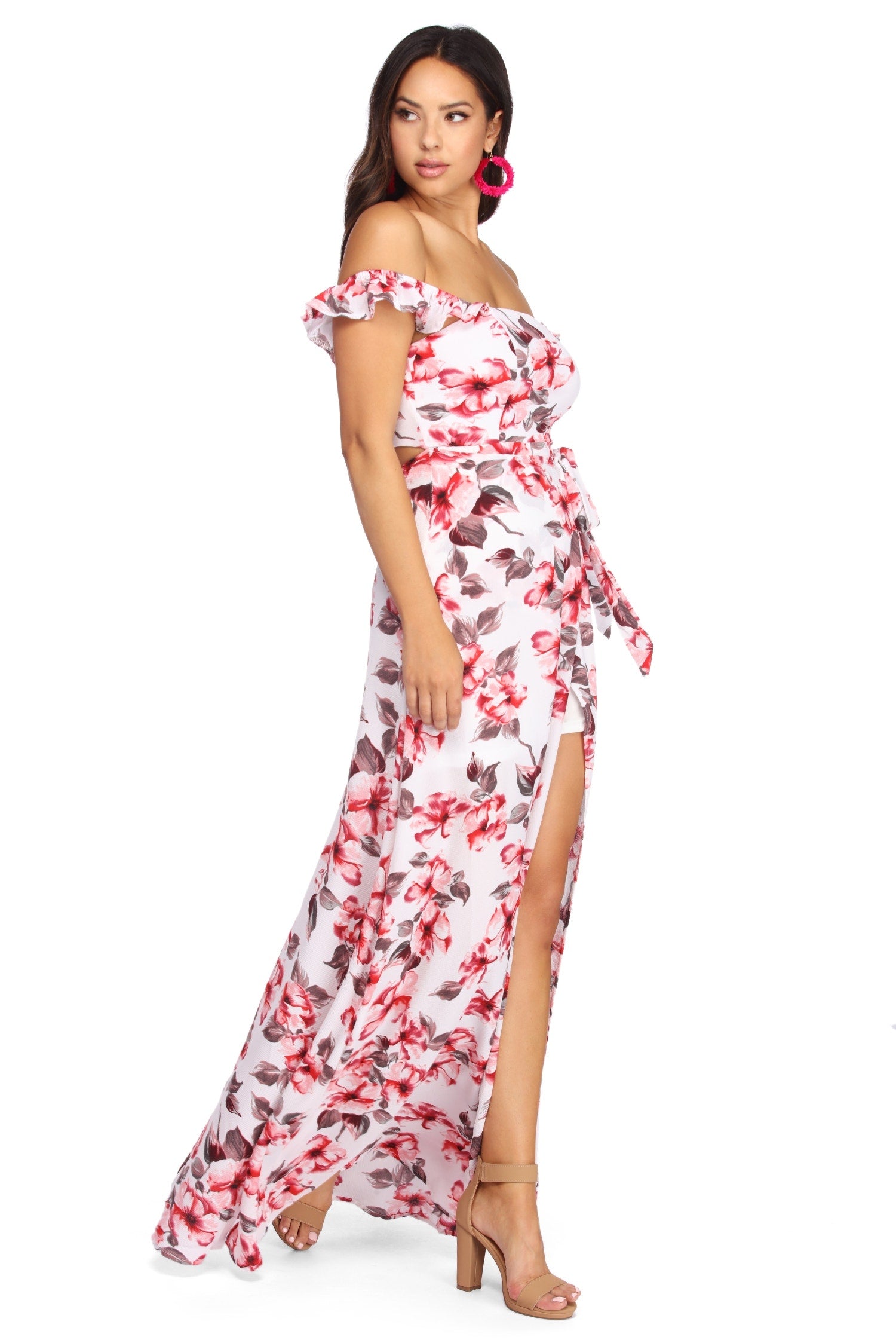Spring With Florals Maxi Dress