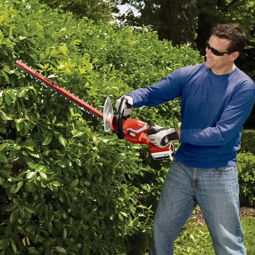 BLACK+DECKER 40V MAX Cordless Battery Powered Hedge Trimmer (Tool Only) LHT2436B