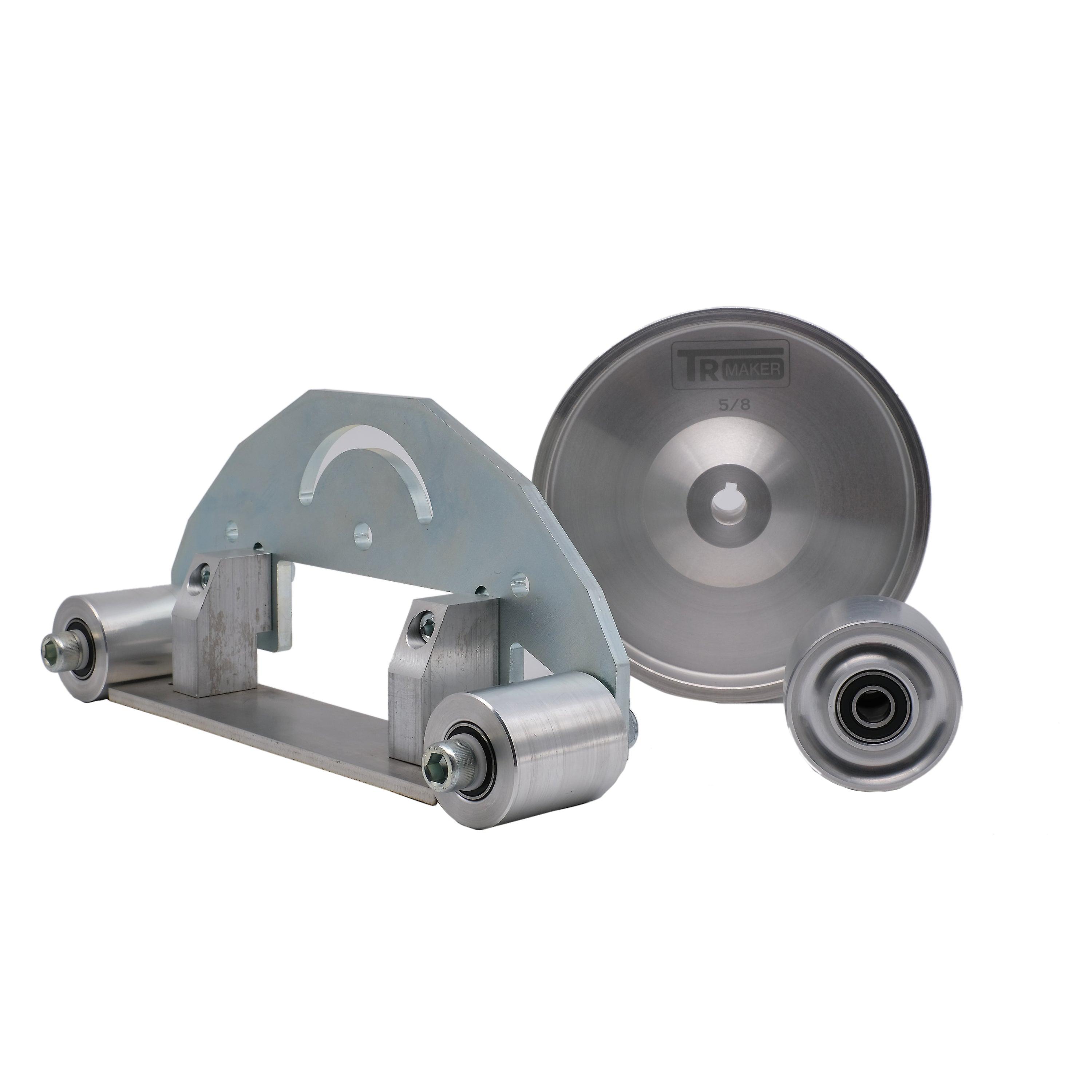 Tr maker belt grinder d-backing plate for 2x72 7 drive 3 tracking wheel kit