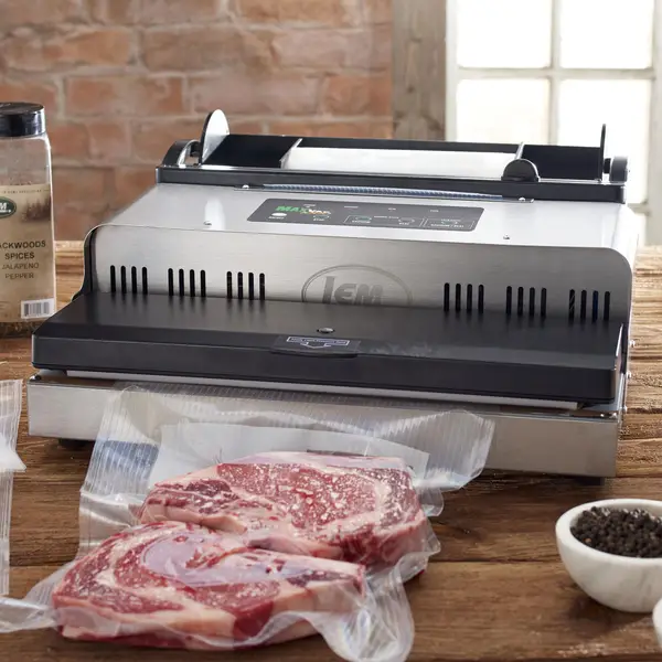 LEM Maxvac 1000 Vacuum Sealer with Bag Holder and Cutter