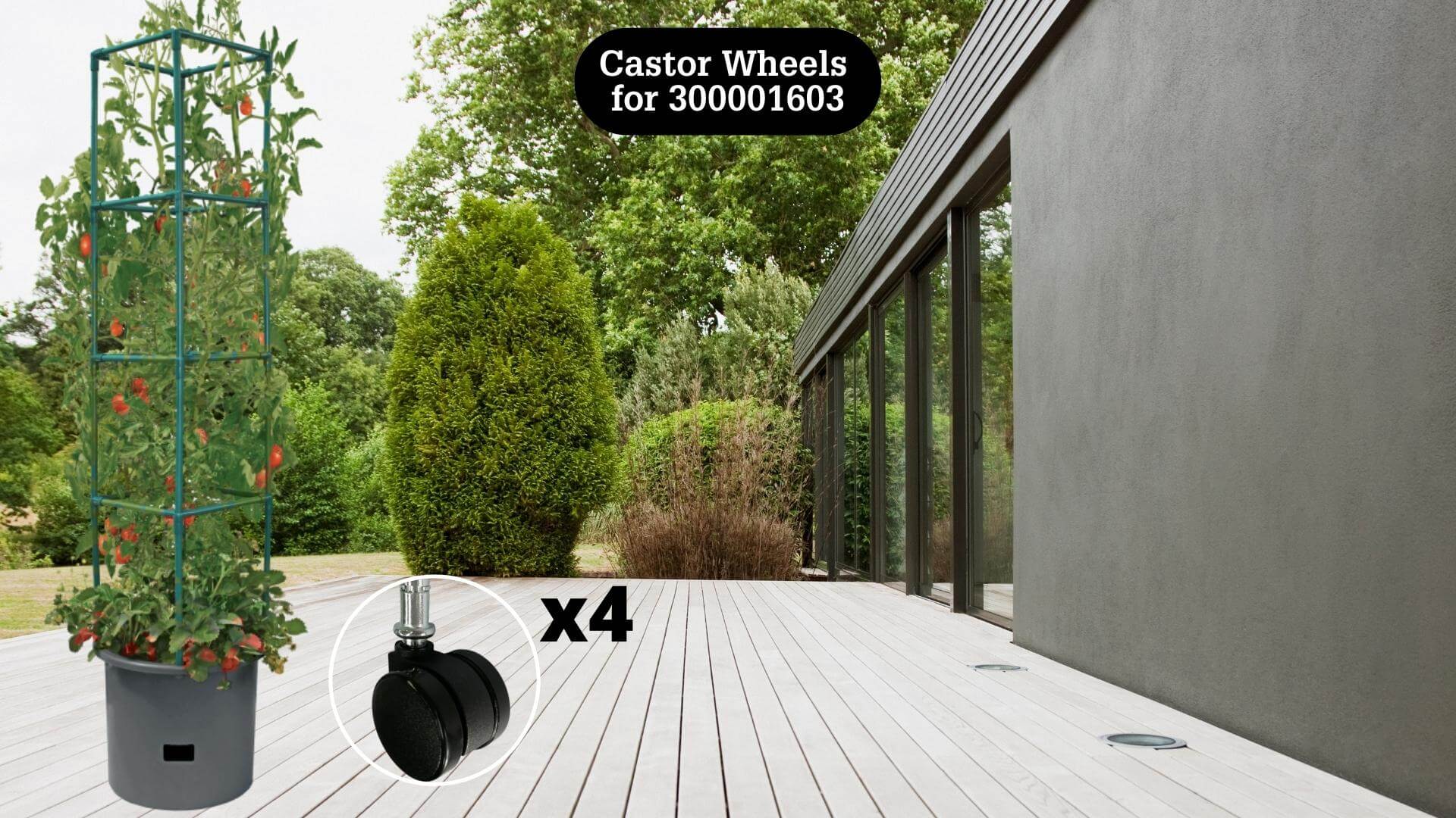 Castor Wheel for Patio Planters