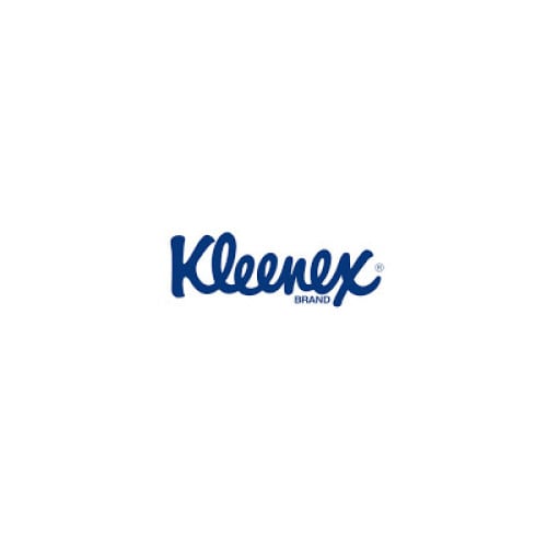 Kleenex White Facial Tissue for Business， 2-Ply， 100 Sheets/Box， 5 Boxes/Pack， 6 Packs/Carton (21005)
