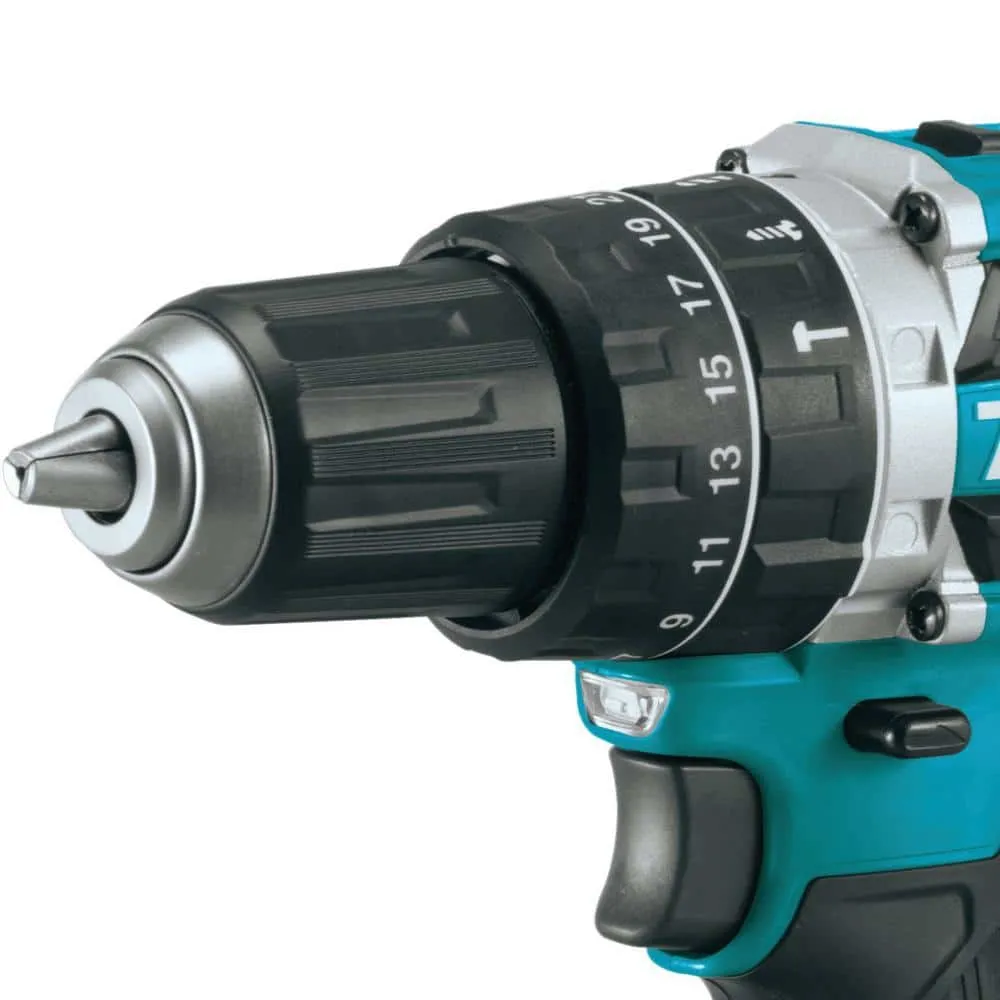 Makita 18V LXT Lithium-Ion Brushless Cordless Hammer Drill/Impact Driver Combo Kit (2Pc) w/BONUS 18V Cut-Off/Angle Grinder XT269M-XAG04Z