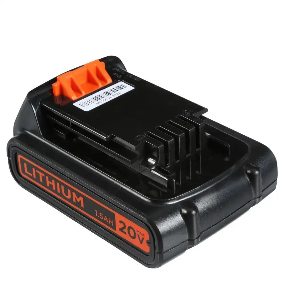 BLACK+DECKER 20V MAX Lithium-Ion Cordless 3/8 in. Drill/Driver with Battery 1.5Ah and Charger LDX120C