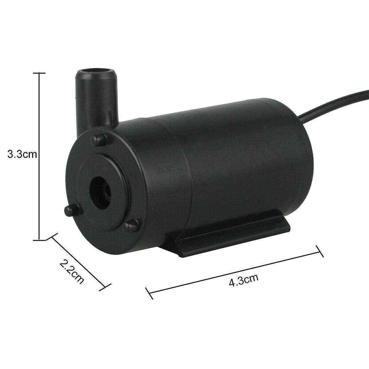 2pcs Usb Plug 1m Cable Mute Small Water Pump Mini Submersible Pump 5v 1.0a Tools Usa