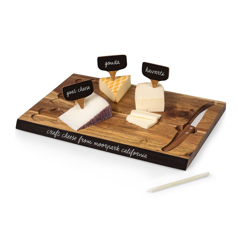 Picnic Time Pittsburgh Pirates Delio Cheese Cutting Board and Tools Set