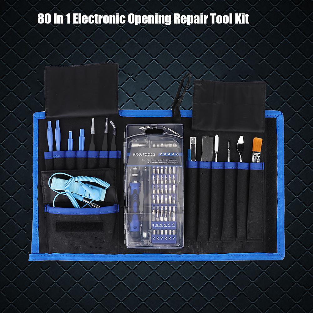 80 In 1 Electronic Opening Repair Hand Tool Kit Screwdriver Set For Phone Laptop Pc