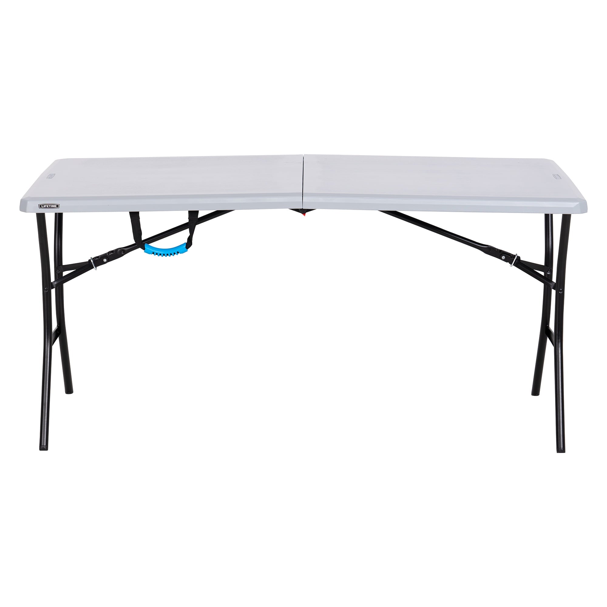 Lifetime 5-Foot Fold-In-Half Table, Gray (80861)