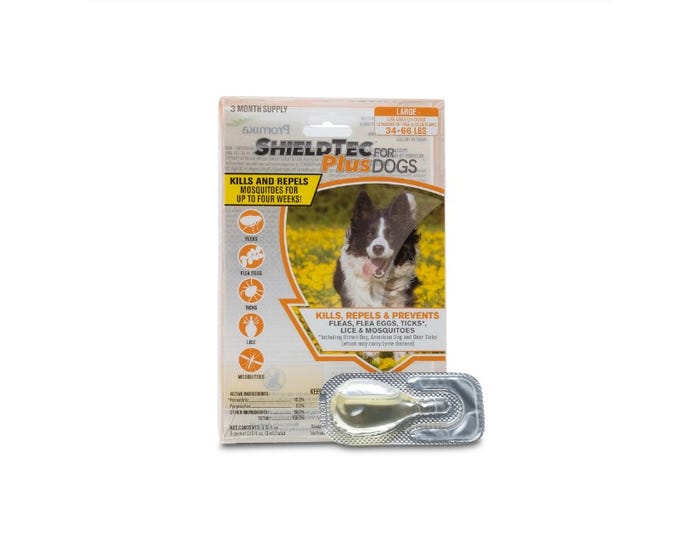 ShieldTec Plus Flea and Tick Treatment for Dogs (34-66 lbs) 3 pk. - 511165