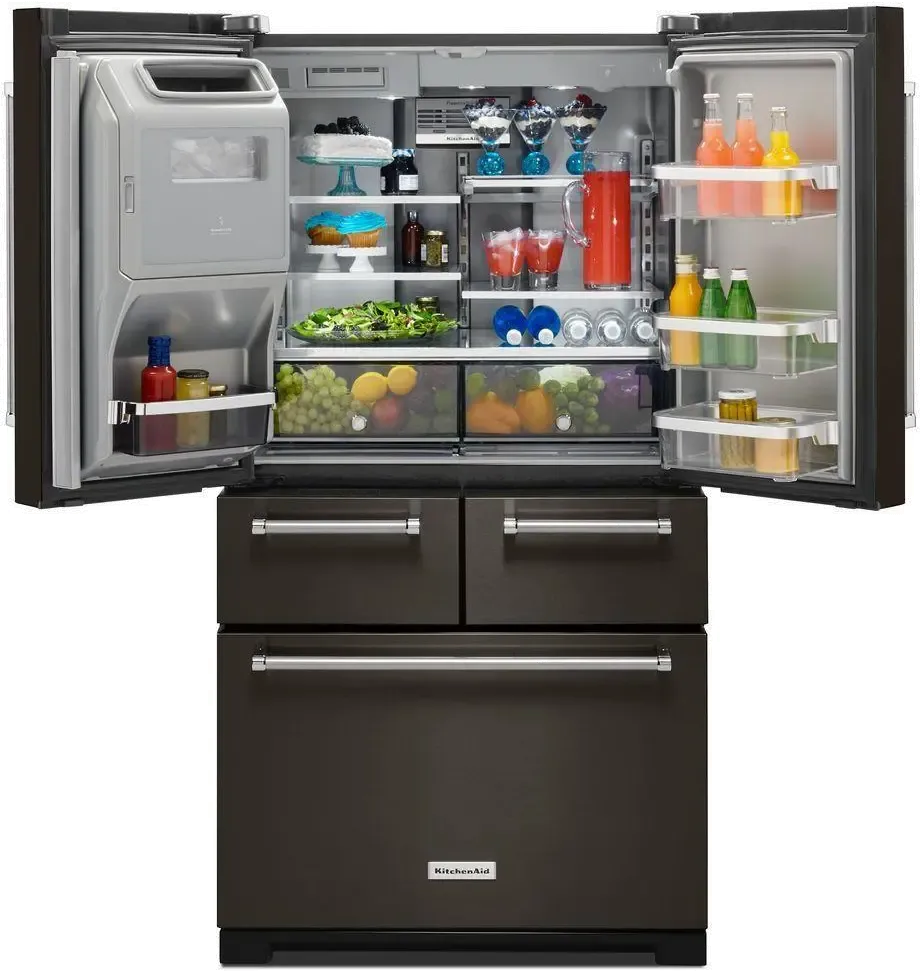 KitchenAid French Door Refrigerator KRMF706EBS