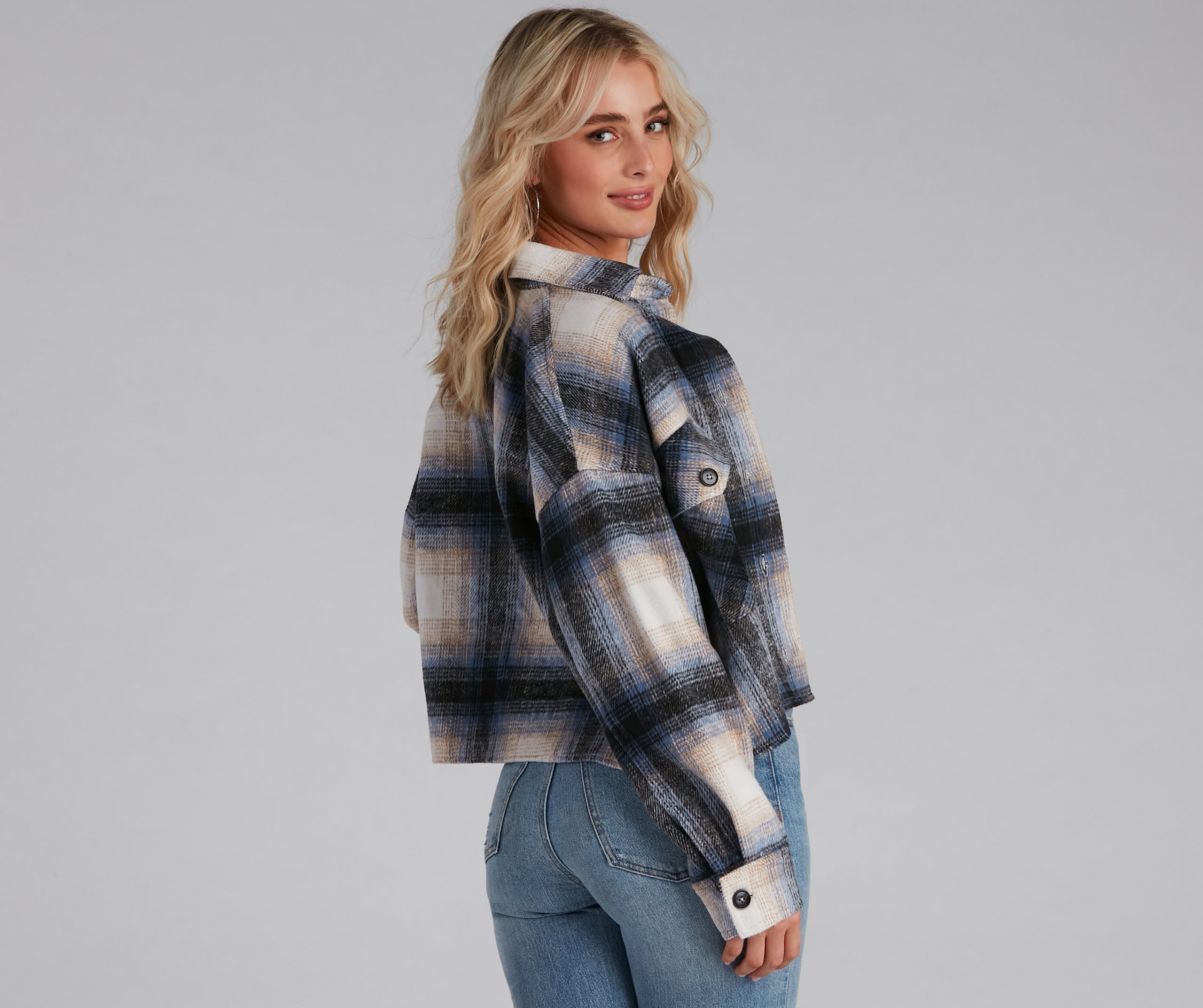 Cozy Vibes Plaid Shacket