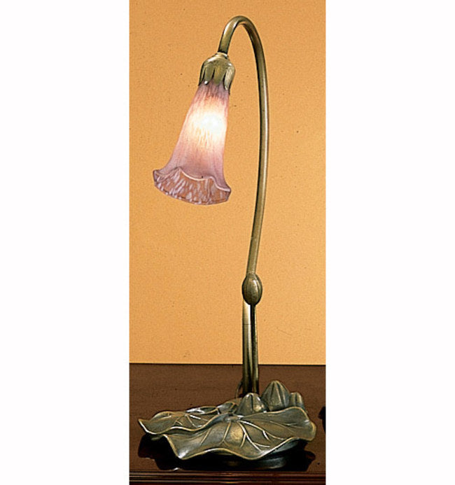 Meyda  12615 Stained Glass /  Desk Lamp From The Lilies Collection -