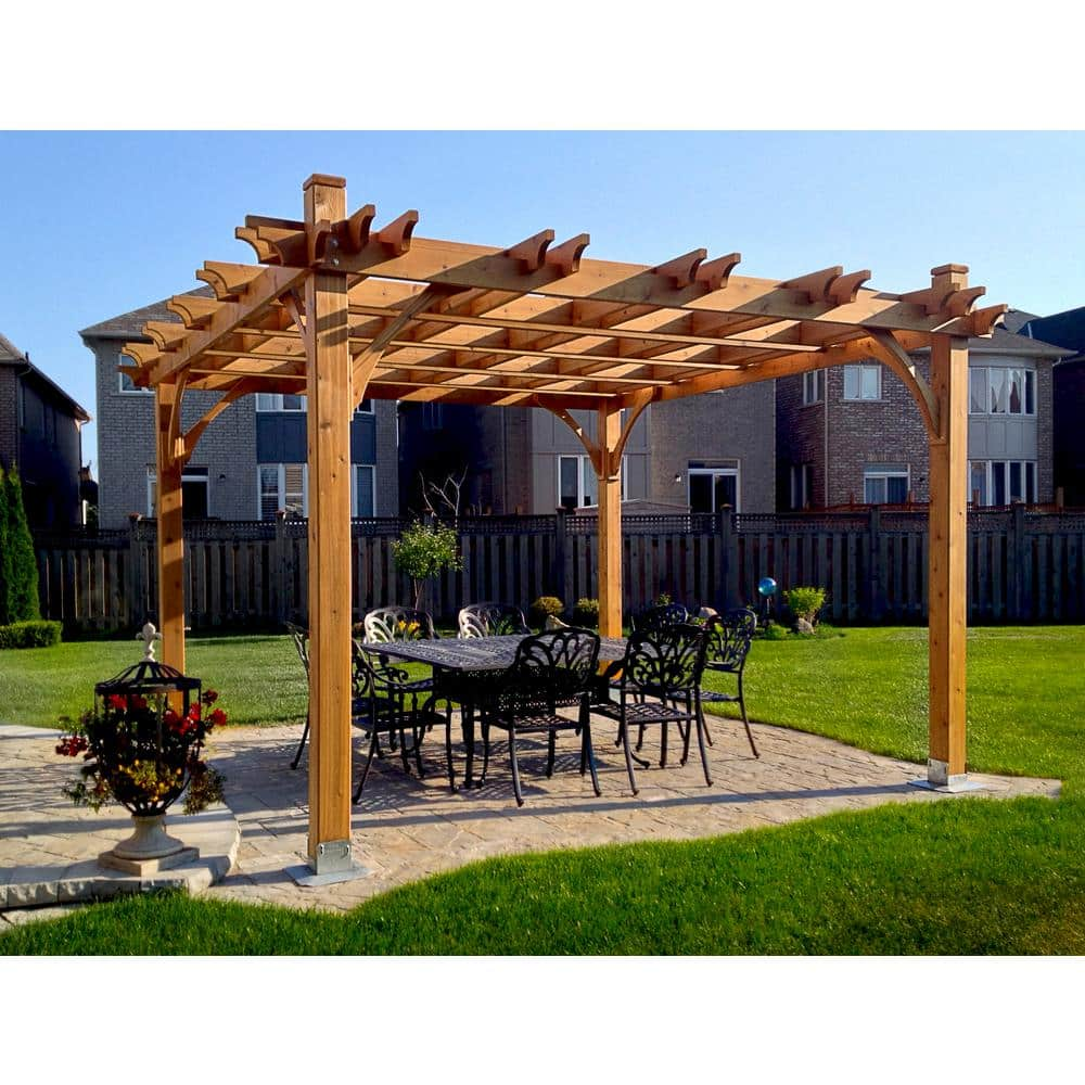 Outdoor Living Today Breeze 12 ft. x 12 ft. Cedar Pergola BZ1212