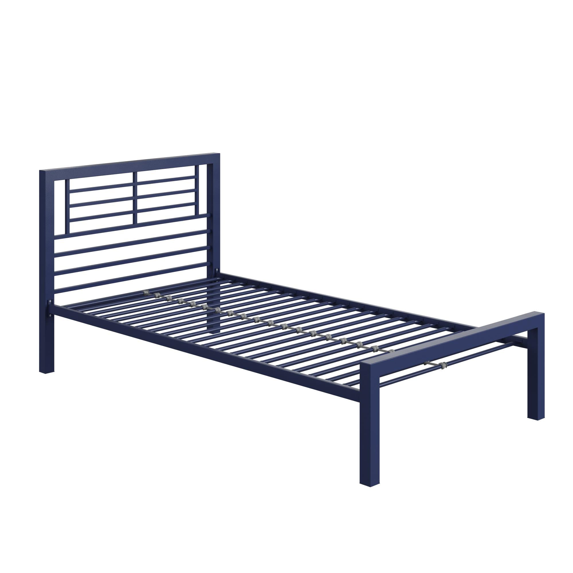 DHP Your Zone Twin Metal Bed, Multiple Colors, (Blue)