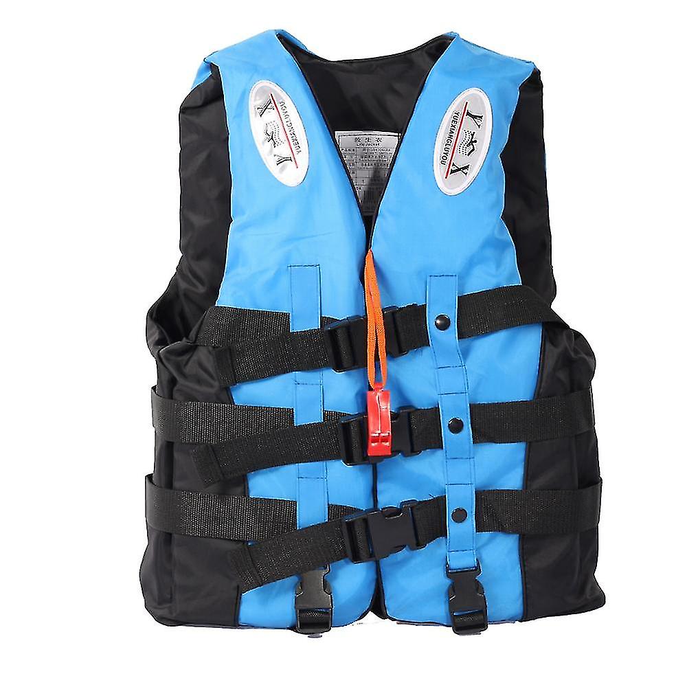 2022 S -xxxl Life Jacket For Adult Children With Pipe Outdoor Swimming Boating Skiing Driving Vest Survival Suit Polyester