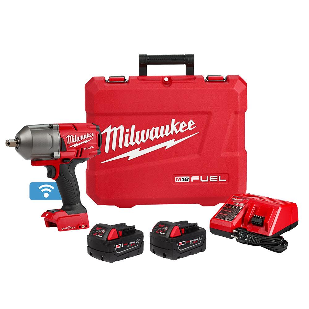 Milwaukee M18 FUEL with ONE-KEY High Torque Impact Wrench 1/2 Friction Ring Kit