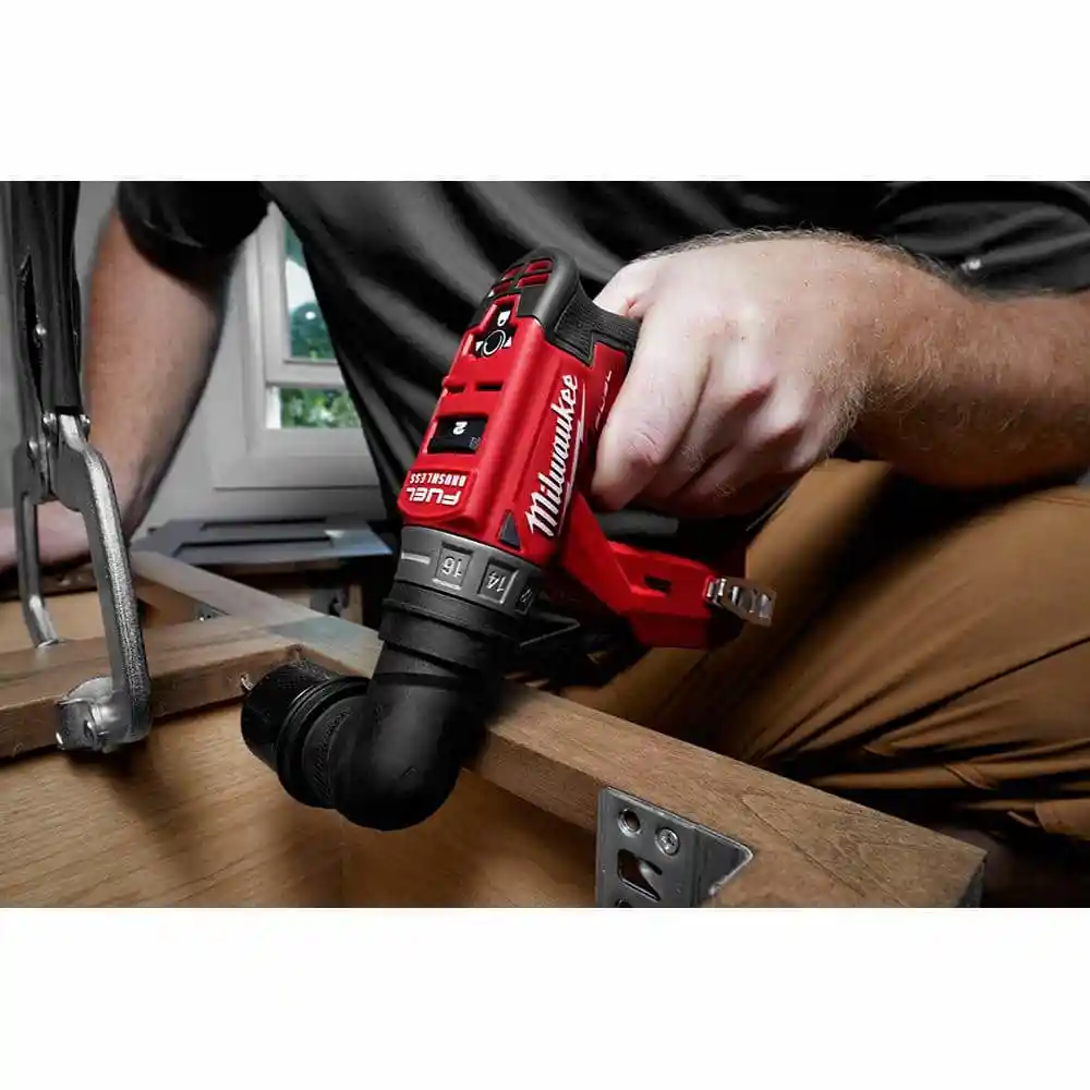 Milwaukee M12 FUEL 12V Lithium-Ion Brushless Cordless 4-in-1 Installation 3/8 in. Drill Driver Kit with 4-Tool Heads 2505-22