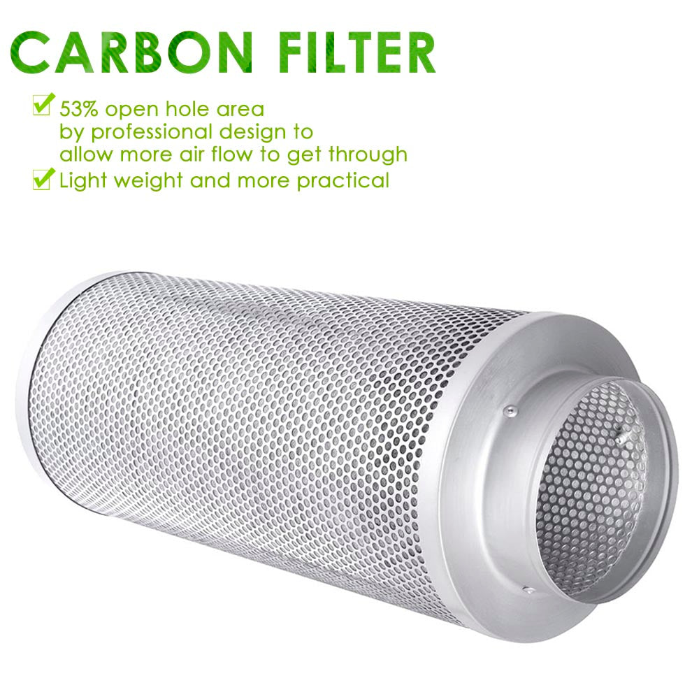 Yescom Coconut Activated Charcoal Carbon Filter Purifier 6