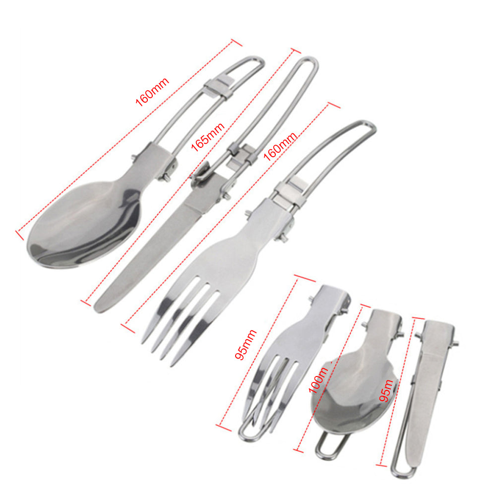 Lixada Ultralight Camping Cookware Utensils outdoor tableware set Hiking Picnic Backpacking Camping Tableware Pot Pan 1-