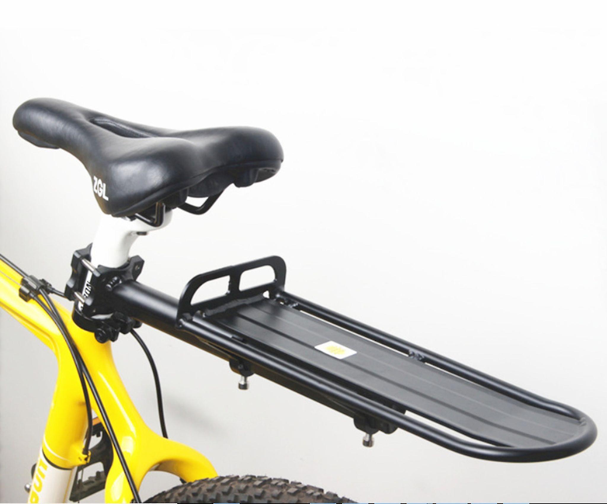 Bicycle Aluminum Luggage Rack Is Suitable For Mountain Bikes，the Seatpost Of Mountain Bikes Can Be Adjusted.