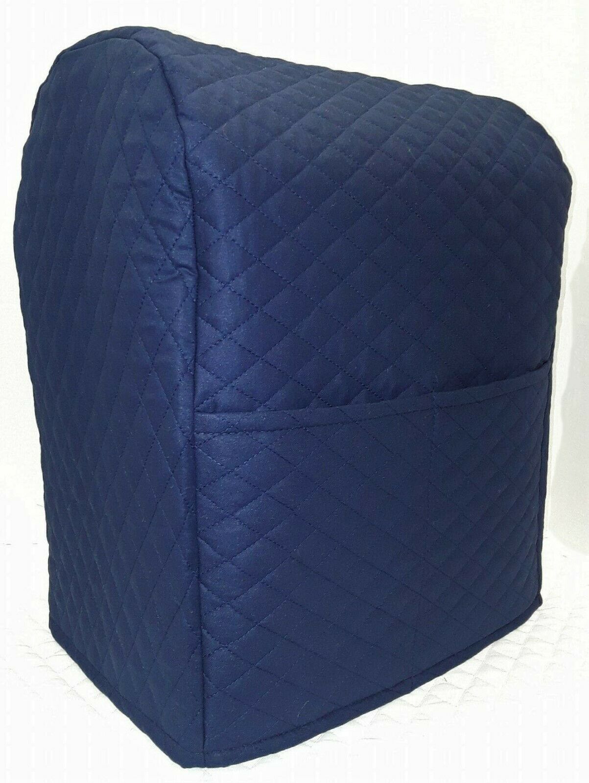 Quilted Cover Compatible with Kitchenaid Stand Mixer by Penny's Needful Things (Navy Blue, All Lift Bowl Models)