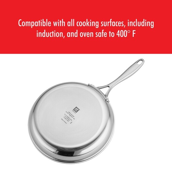 ZWILLING Clad CFX Stainless Steel Ceramic Nonstick Cookware Set
