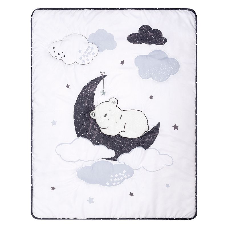 Sammy and Lou Bearly Dreaming 4 Piece Crib Bedding Set