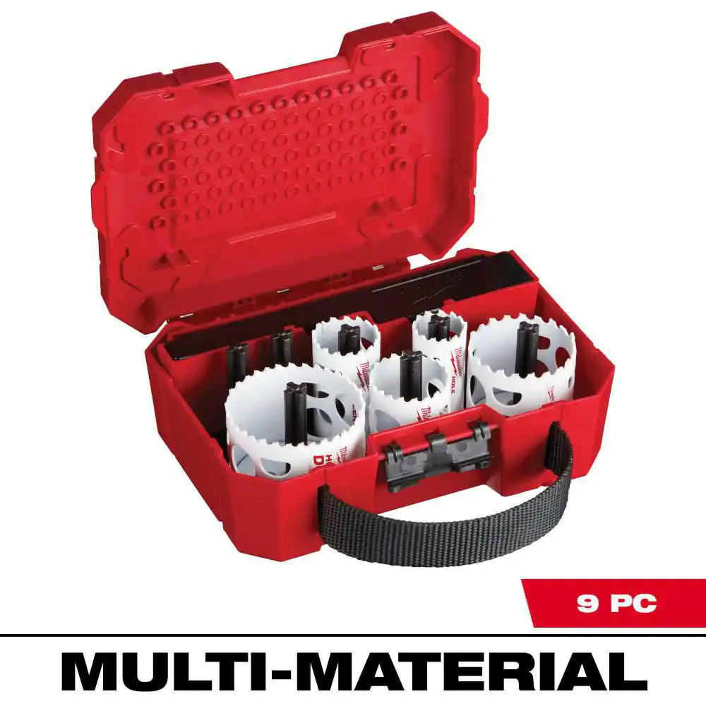 Milwaukee 49-22-4009 Hole Dozer General Purpose Bi-Metal Hole Saw Set (9-Piece)