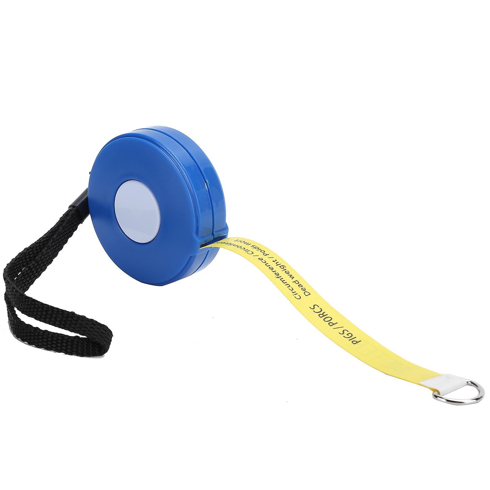 2.5m Body Weight Tape Measure Retractable Measuring Tape Farm Equipment For Pig Cattle