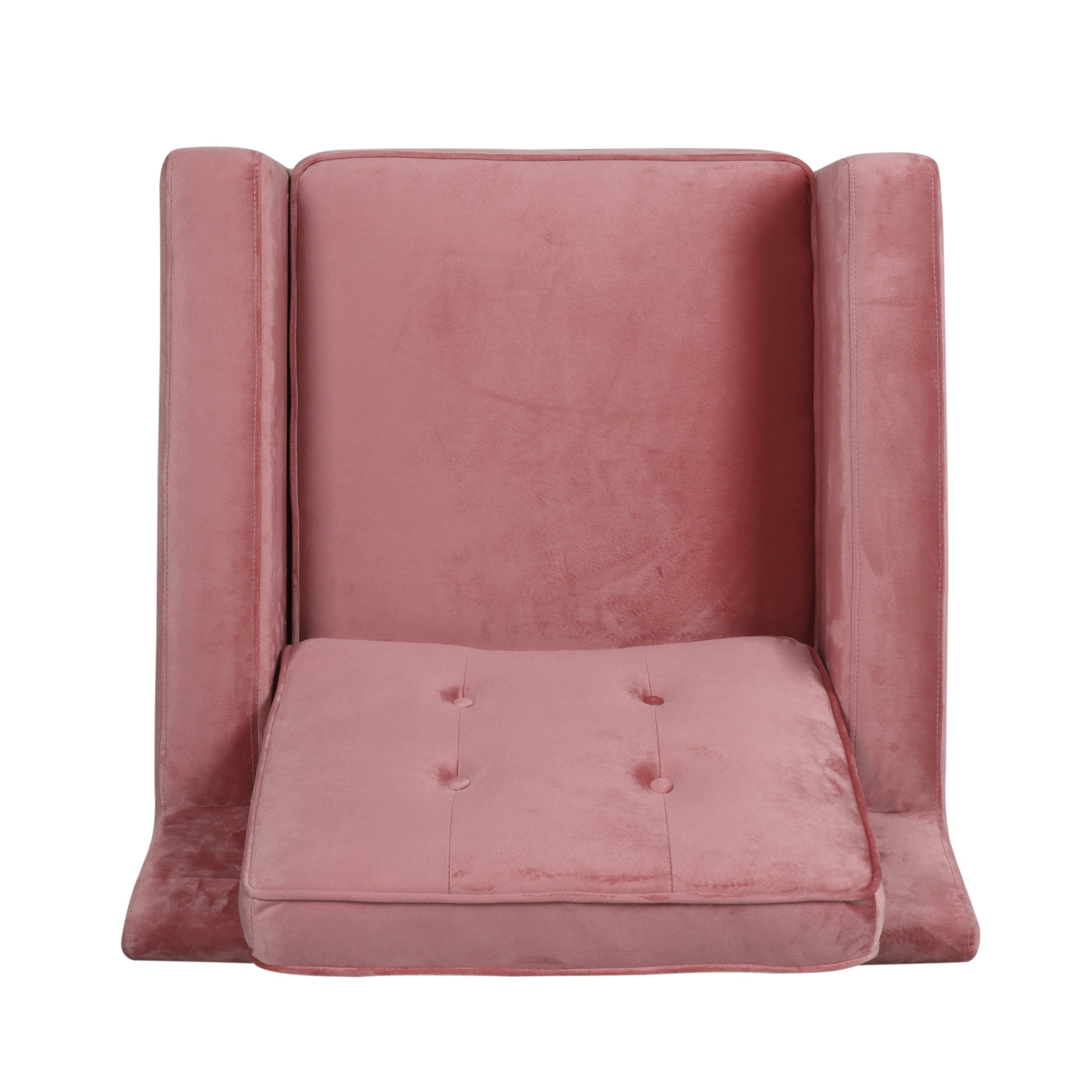 Taylea Modern Glam Tufted Velvet Club Chair