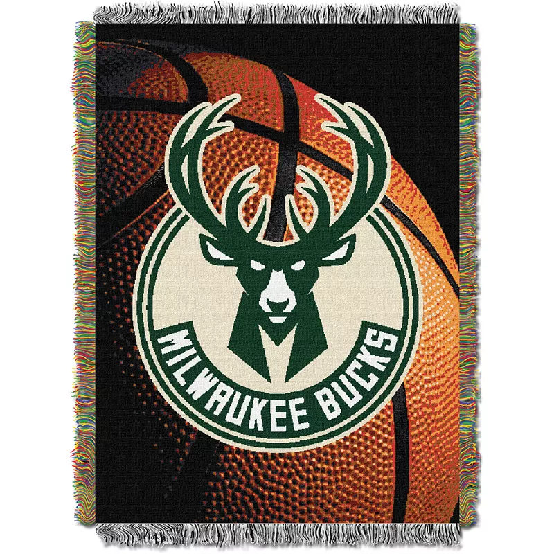 Milwaukee Bucks Logo Throw Blanket