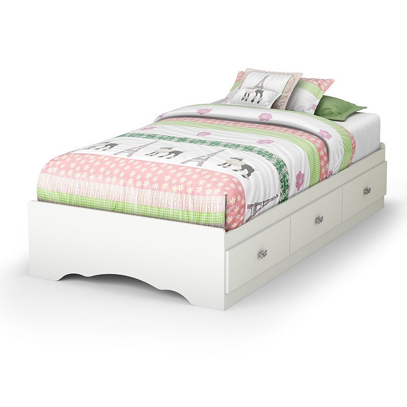 South Shore Tiara Mates Bed with 3 Drawers
