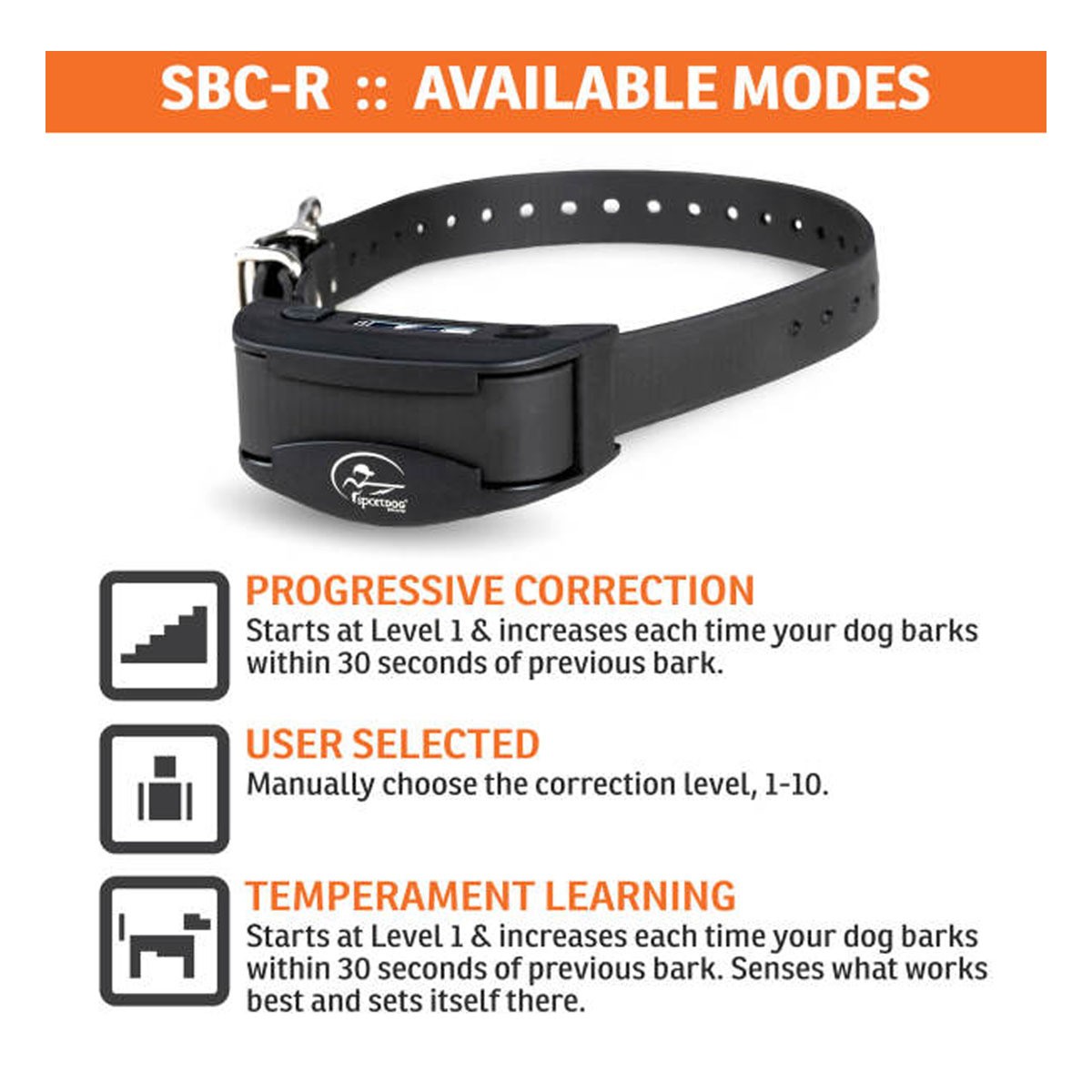 ​​​​​​​SportDOG NoBark SBC R Rechargeable Bark Collar
