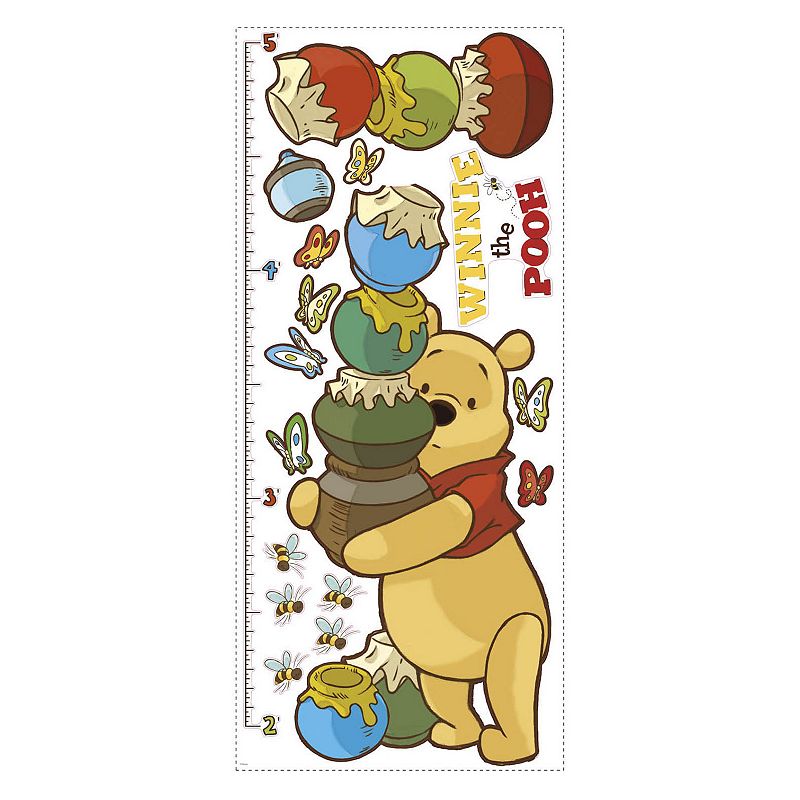 Disney Winnie the Pooh Growth Chart Peel and Stick Wall Decals