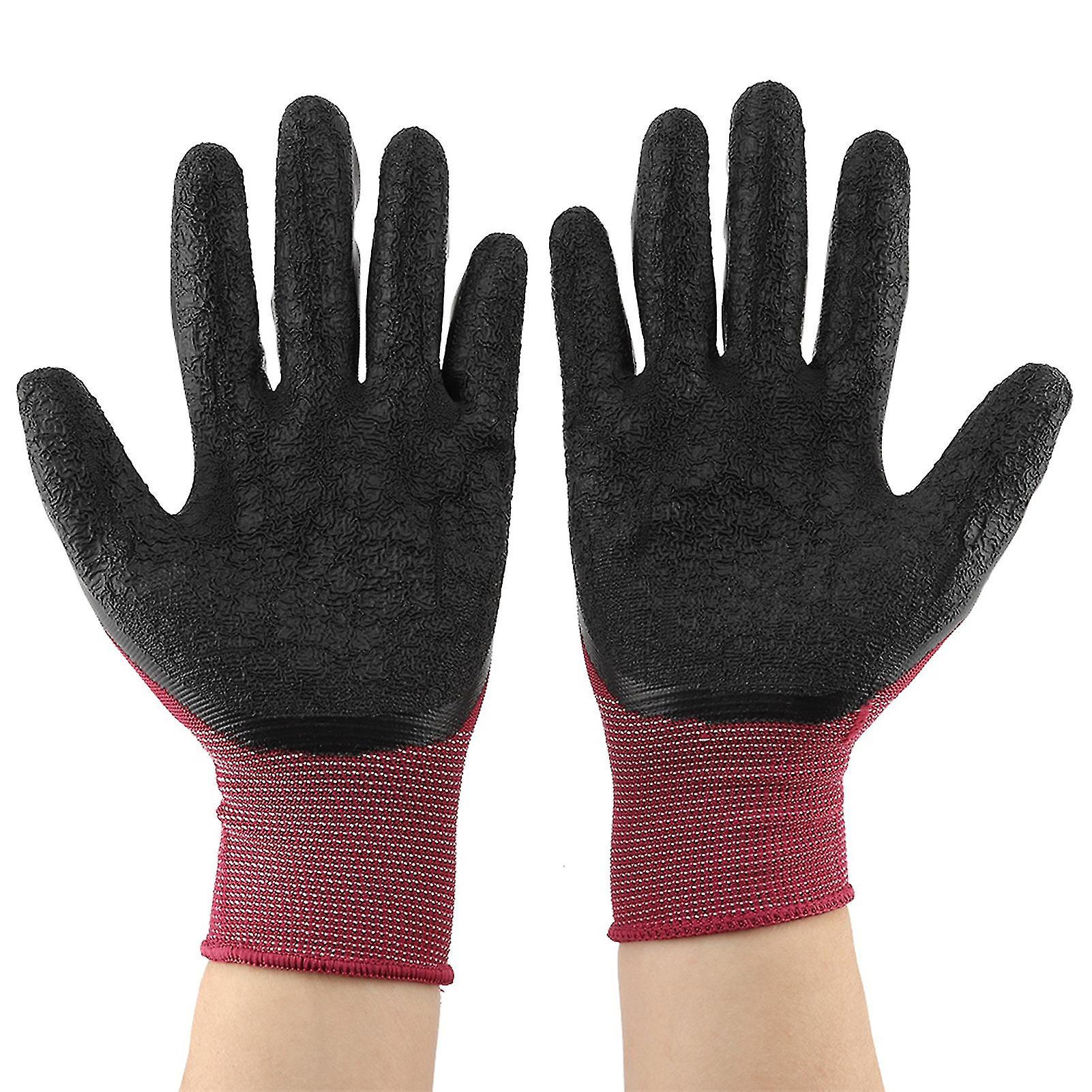 1Pair Non slip Nylon Labor Work Garden Gloves Handling Gloves
